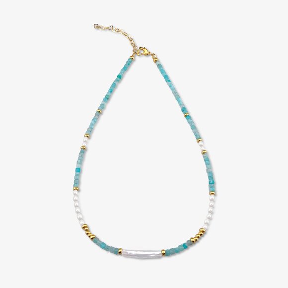 Freya amazonite stone Necklace - Picture 1 of 1